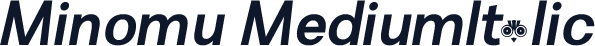 Minomu-MediumItalic