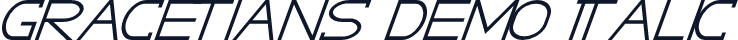 GRACETIANS DEMO Italic