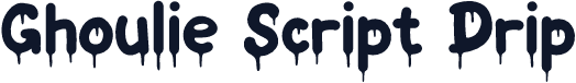 Ghoulie Script Drip