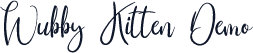 Wubby Kitten Demo