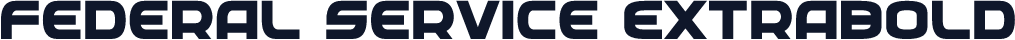 Federal Service ExtraBold