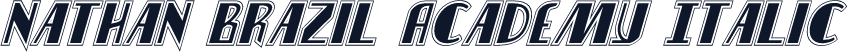 Nathan Brazil Academy Italic
