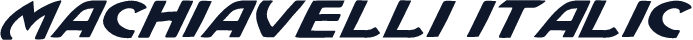 Machiavelli Italic