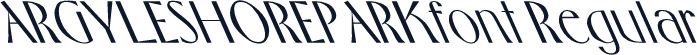 ARGYLESHOREPARKfont Regular