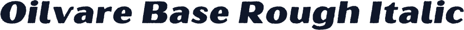 Oilvare Base Rough Italic