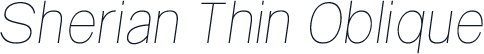 Sherian Thin Oblique