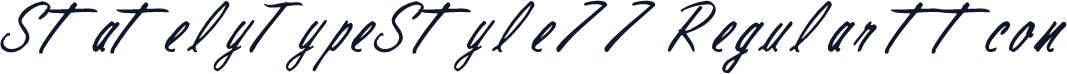StatelyTypeStyle77 Regular ttcon
