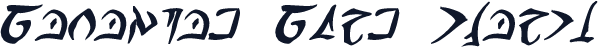 Barazhad Bold Italic