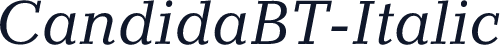 CandidaBT-Italic