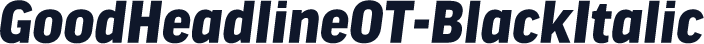 GoodHeadlineOT-BlackItalic