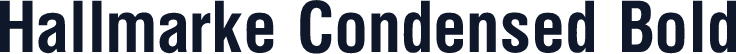 Hallmarke Condensed Bold