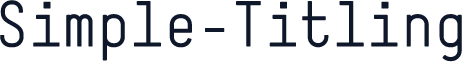 Simple-Titling