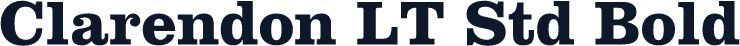 Clarendon LT Std Bold