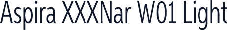 Aspira XXXNar W01 Light