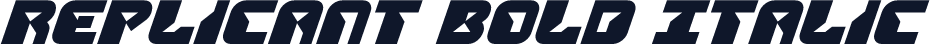Replicant Bold Italic