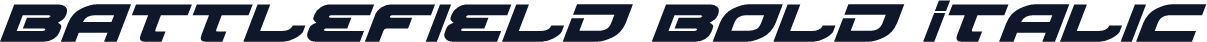 Battlefield Bold Italic