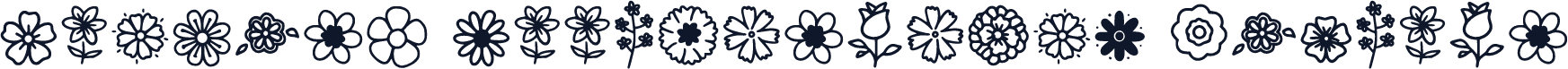 Flowery Illustration Regular
