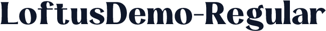 LoftusDemo-Regular