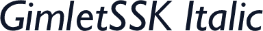 GimletSSK Italic