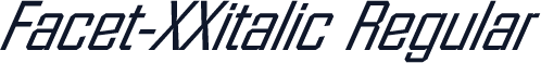 Facet-XXitalic Regular