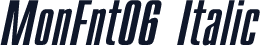 MonFnt06 Italic