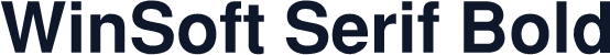 WinSoft Serif Bold