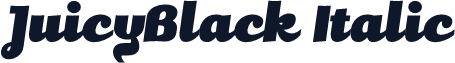JuicyBlack Italic