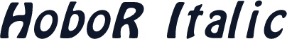 HoboR Italic