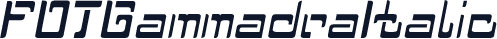 FOTGammadraItalic