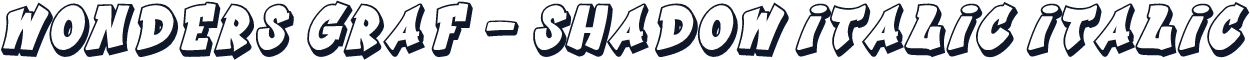 Wonders Graf - Shadow Italic Italic