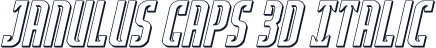Janulus Caps 3D Italic