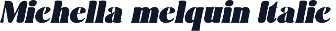 Michella melquin Italic