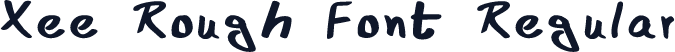 Xee Rough Font Regular