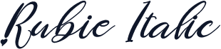 Rubie Italic