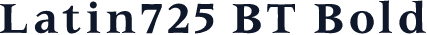 Latin725 BT Bold