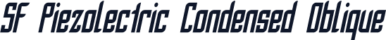 SF Piezolectric Condensed Oblique