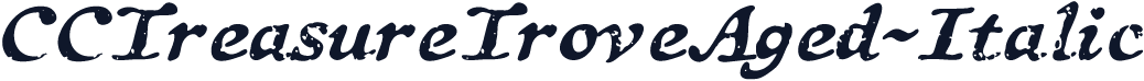 CCTreasureTroveAged-Italic