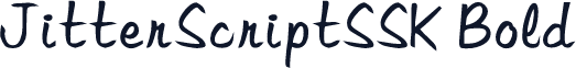JitterScriptSSK Bold