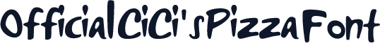 Official CiCi's Pizza Font
