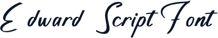 Edward Script Font