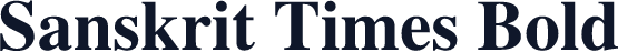 Sanskrit Times Bold