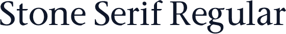 Stone Serif Regular