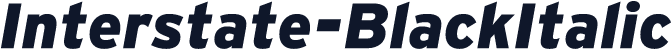 Interstate-BlackItalic