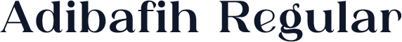 Adibafih Regular