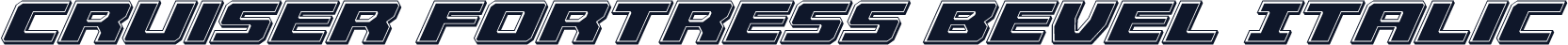 Cruiser Fortress Bevel Italic