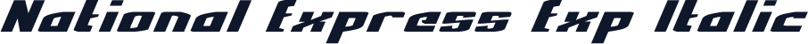 National Express Exp Italic