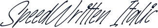 SpeedWritten Italic