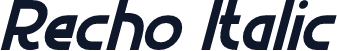 Recho Italic