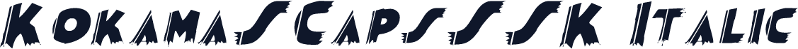 KokamaSCapsSSK Italic