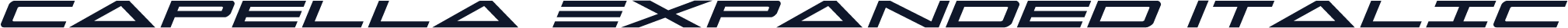 Capella Expanded Italic